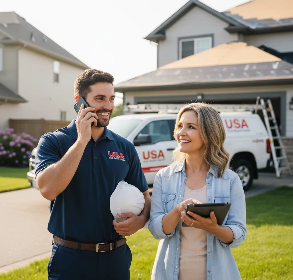 USA Roof Repair Experts customer support in Lamar